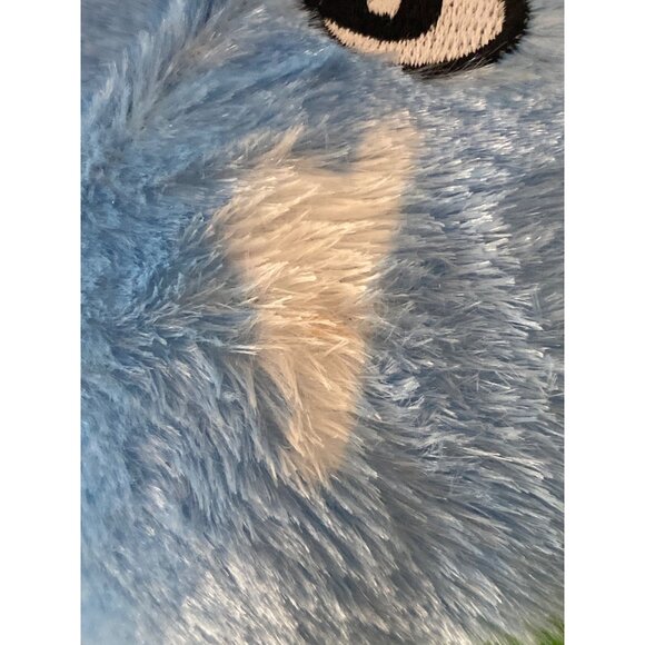 World Plush Inc Elephant Green Ears Feet Blue White Clouds Claw Machine Prize - Picture 6 of 9